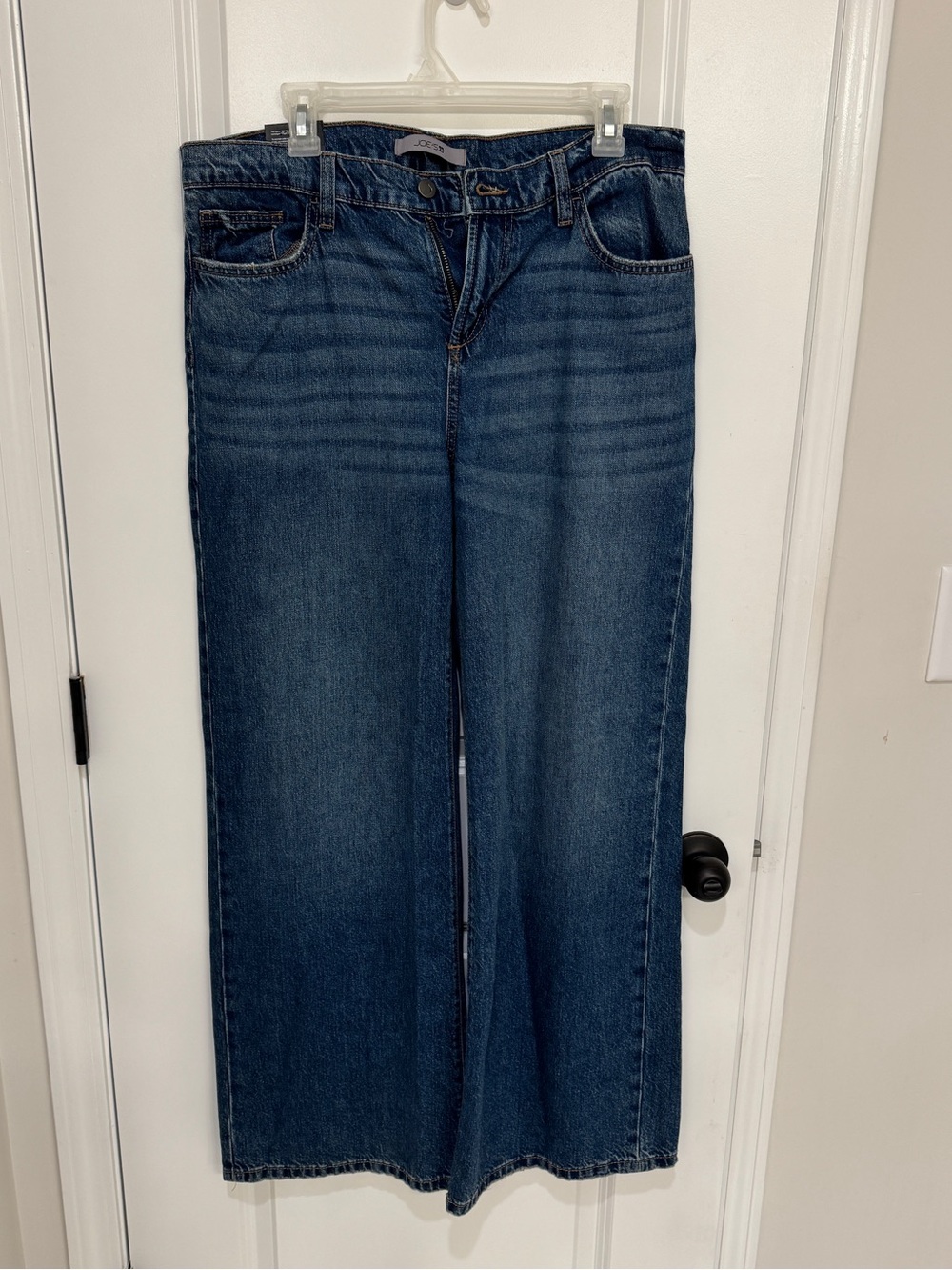 Women's Joe’s Jeans Tokyo Low Rise Wide Leg Jeans in Dark Blue | Size 31 (12)